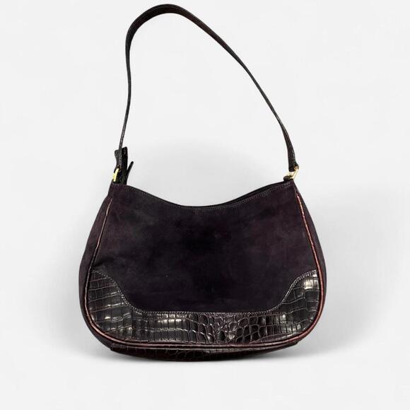 Talbots Handbags - Vintage 90s Y2K Leather Baguette Bag Made in Italy